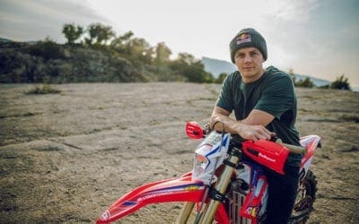 “My mechanic can stop googling ‘how to waterproof a 2-stroke!’” Jonny Walker getting ready for HEWC Rnd1 at Lagares