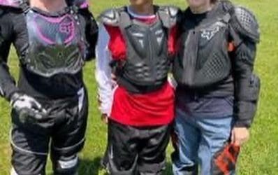 Great day training at #thedirtbikeacademy with these three women from #overandoutmoto