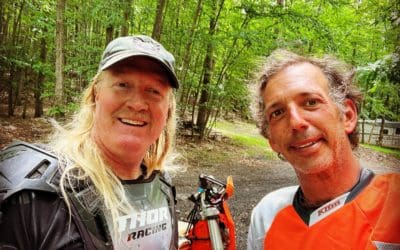 Great day training in the woods culminating two days of training to ride the right way….